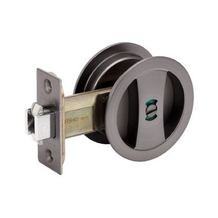 Zanda 5327.gn Cavity Slider Privacy Lock Round Graphite Nickel