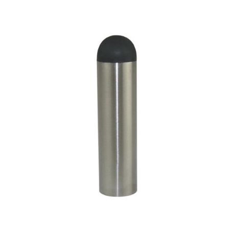Wall Mount Door Stop Round Brushed Nickel