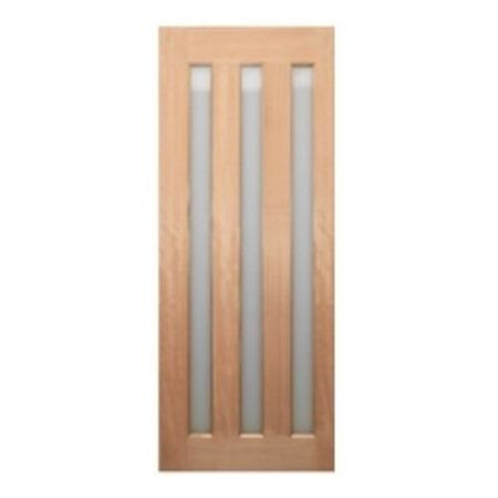 OWT-3VL solid enginered timber entrance door