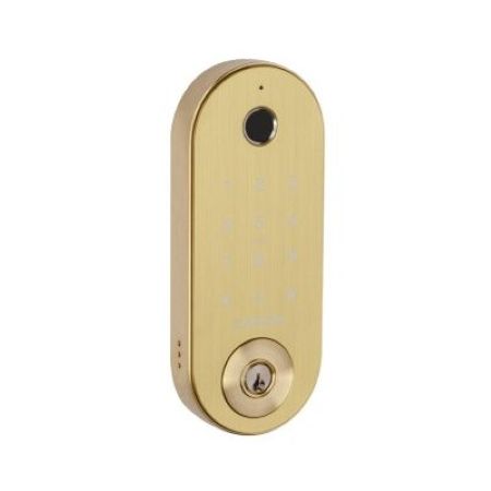 stealth smart lock deadbolt satin brass
